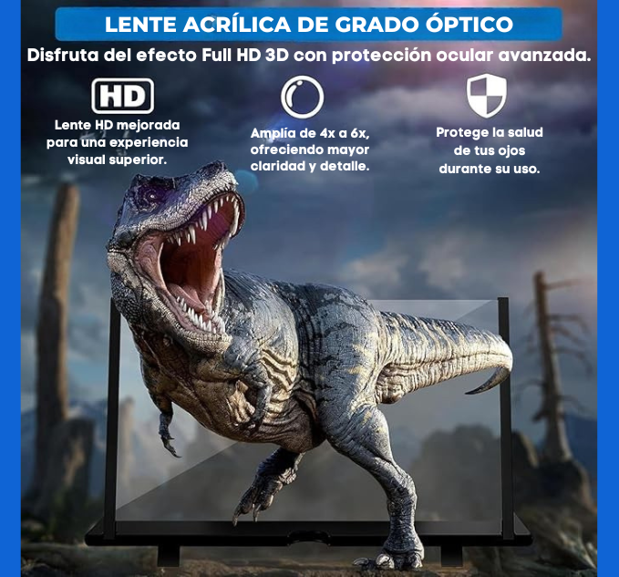 MegaScreen HD™ – Amplificador de Pantalla Móvil de 16"