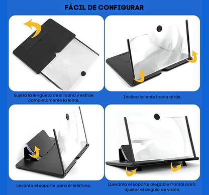 MegaScreen HD™ – Amplificador de Pantalla Móvil de 16"